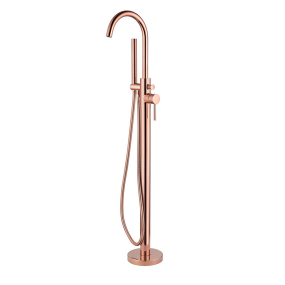 Смеситель для ванны Abber Wasser Kreis AF8115RGN (со скрытой частью) розовое золото фото 