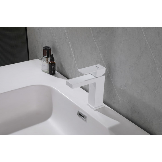 Смеситель для раковины Abber Daheim AF8210W, белый матовый фото 2