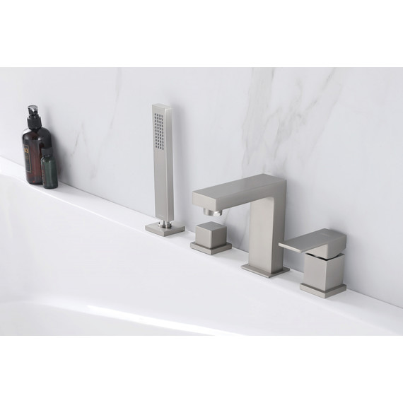 Смеситель для ванны Abber Daheim AF8213SP, сатин фото 2