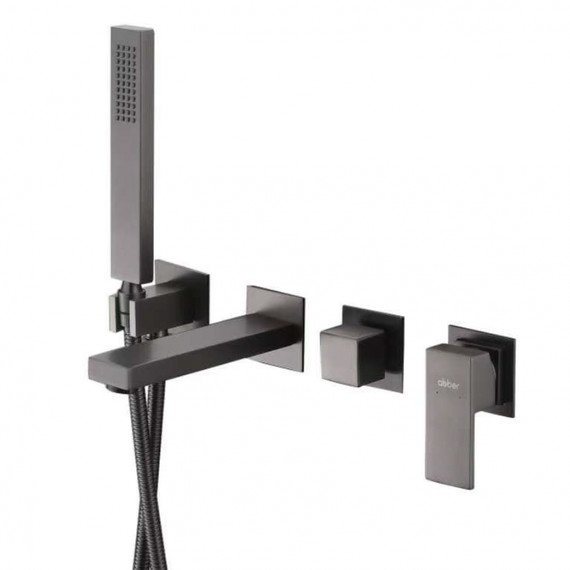 Смеситель для ванны Abber Daheim AF8230NG, никель фото 