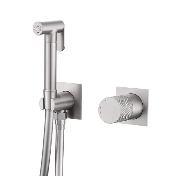 Набор для гигиенического душа Abber Rund AF8725SP, сатин фото 