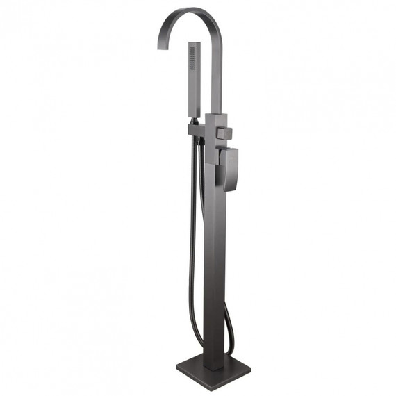 Смеситель для ванны Abber Wasserfall AF8615NG (со скрытой частью) никель фото 