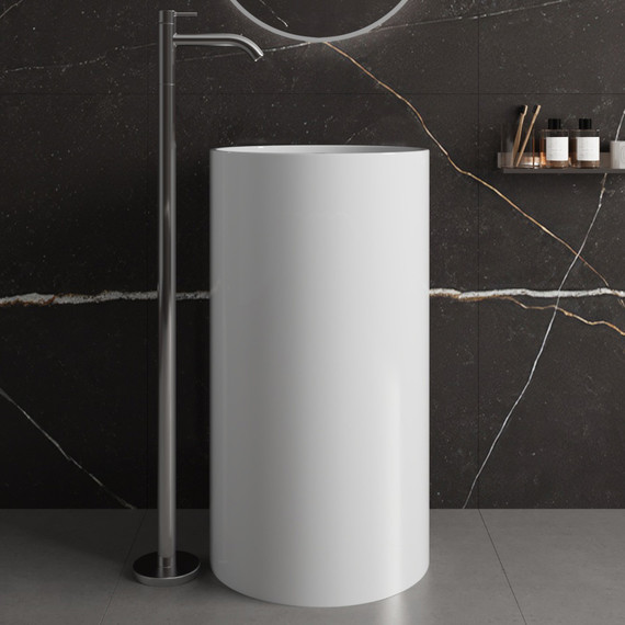 Раковина напольная Abber Bequem 46 см AC2133 фото 