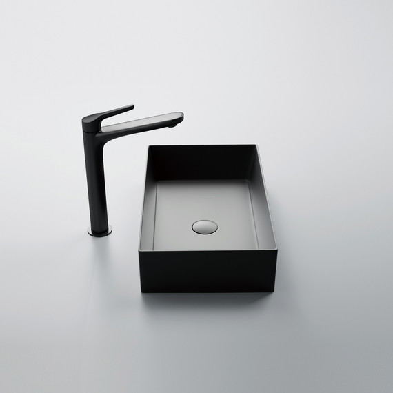 Раковина-чаша Abber Rechteck 60 см AC2220MB, чёрный матовый фото 3