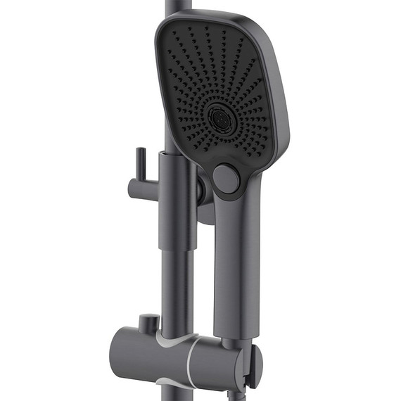 Душевая стойка Azario Conda AZ-K2311GR, графит фото 4