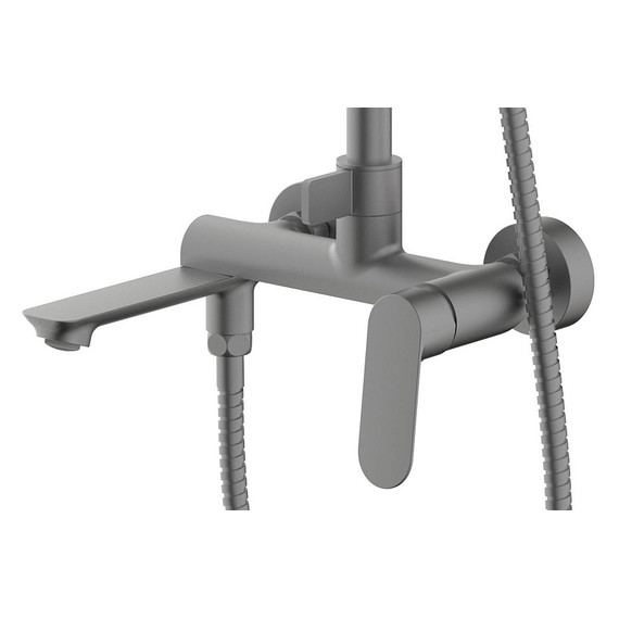 Душевая стойка Azario Alanti AZ-K2332-1GR, графит фото 2