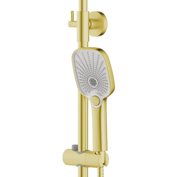 Душевая стойка Azario Alanti AZ-K2332-1MG, золото матовое фото 2