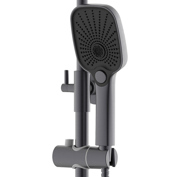 Душевая стойка Azario Lursy AZ-K2349GR, графит фото 4