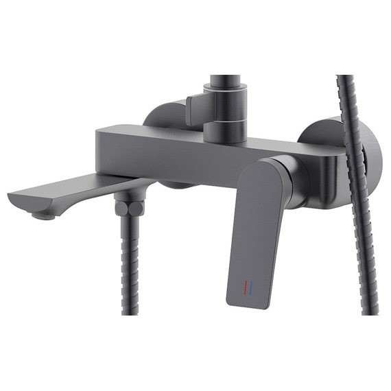 Душевая стойка Azario Lursy AZ-K2349GR, графит фото 2