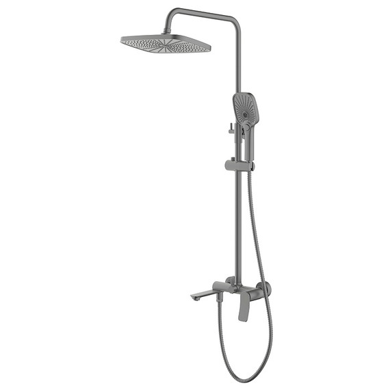 Душевая стойка Azario Escaro AZ-K2374GR, графит фото 