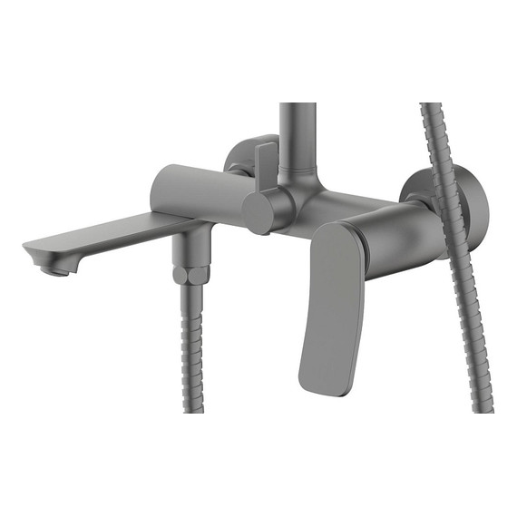 Душевая стойка Azario Escaro AZ-K2374GR, графит фото 3