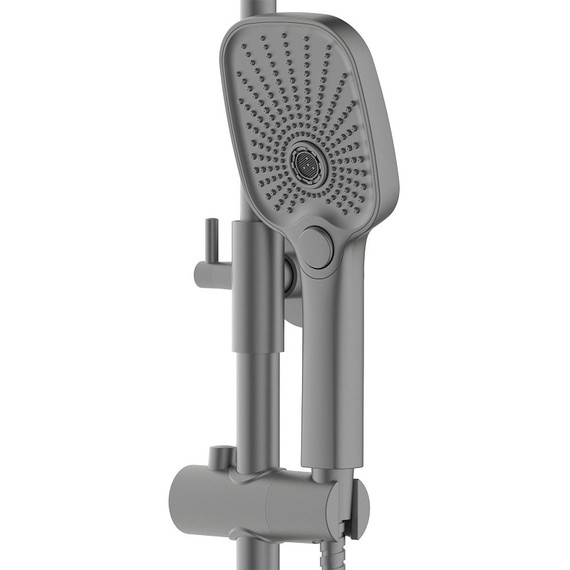 Душевая стойка Azario Escaro AZ-K2374GR, графит фото 4