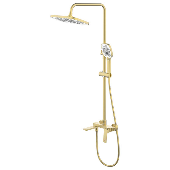 Душевая стойка Azario Conda AZ-K2411MG, золото матовое фото 