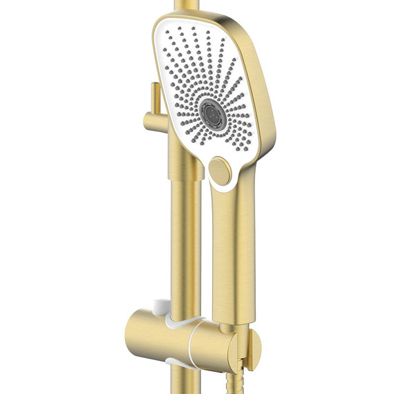 Душевая стойка Azario Conda AZ-K2411MG, золото матовое фото 2