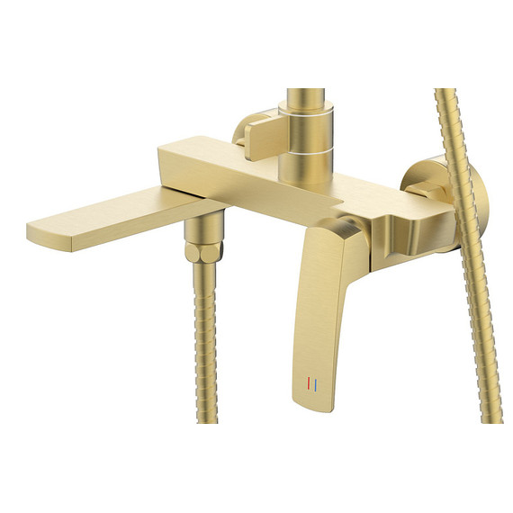 Душевая стойка Azario Conda AZ-K2411MG, золото матовое фото 4