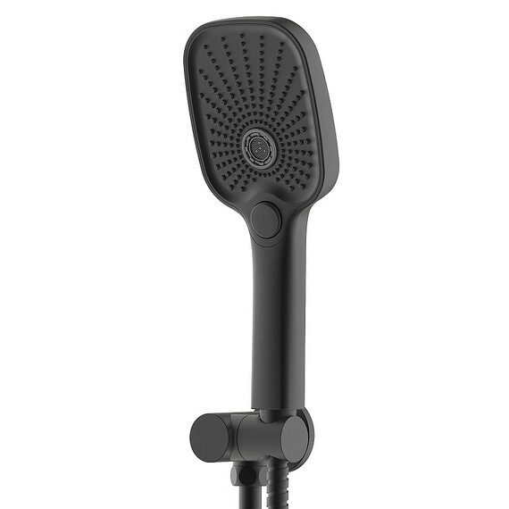 Душевая система для ванны Azario Arida AZ-K7354B (со скрытой частью) чёрный матовый фото 5