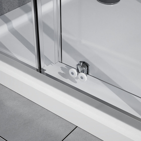 Душевое ограждение Azario VIENNA 90х90 см AZ-R36-90-CH-CL, хром/прозрачное фото 4