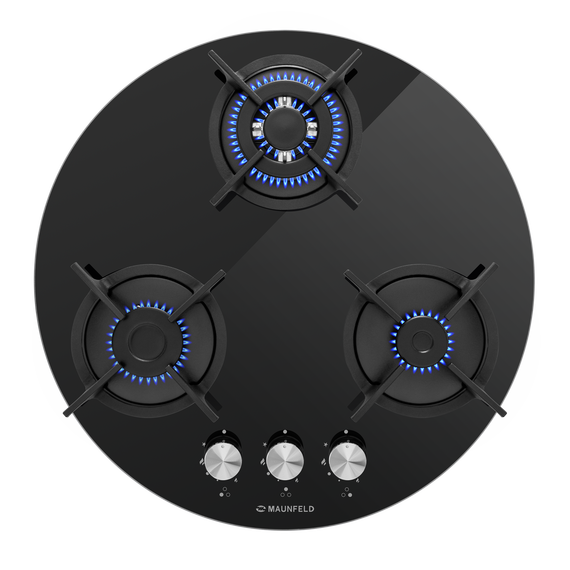 Газовая варочная поверхность Maunfeld EGHG.43.23CB/G (чёрное стекло) фото 5