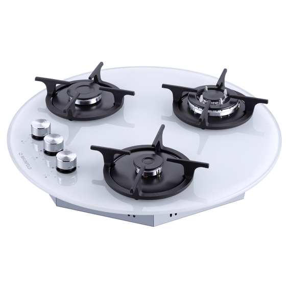 Газовая варочная поверхность Maunfeld EGHG.43.23CW/G (белое стекло) фото 4