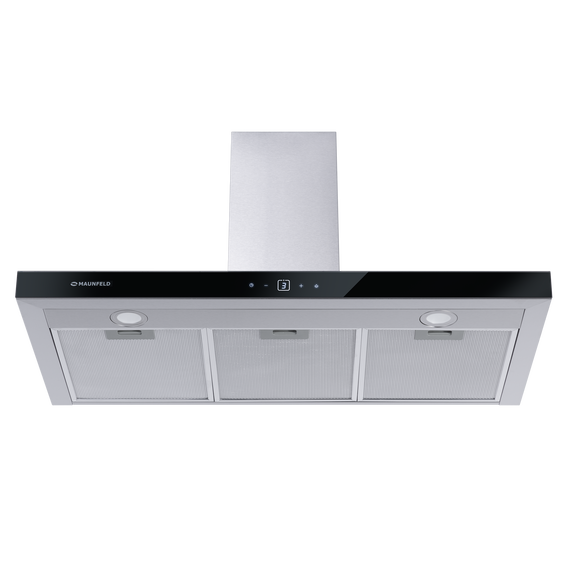 Вытяжка Maunfeld Breeze 90 Inox (чёрное стекло) фото 7