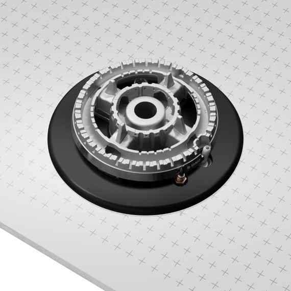 Газовая варочная поверхность Maunfeld EGHG.43.73CW/G (белое стекло) фото 5