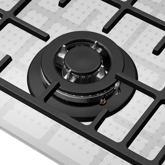 Газовая варочная поверхность Maunfeld EGHG.43.73CW/G (белое стекло) фото 8