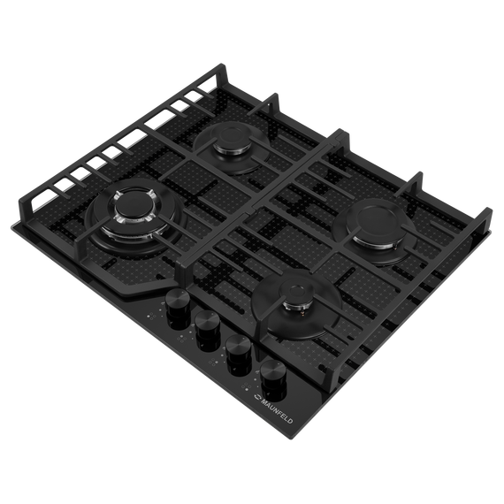 Газовая варочная поверхность Maunfeld EGHG.64.73CB2/G (чёрное стекло) фото 7