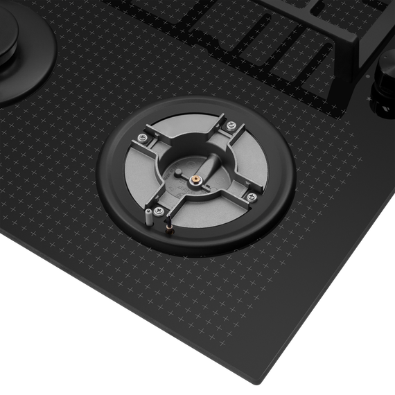 Газовая варочная поверхность Maunfeld EGHG.64.73CB2/G (чёрное стекло) фото 2