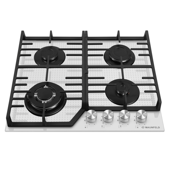 Газовая варочная поверхность Maunfeld EGHG.64.73CW/G (белое стекло) фото 8