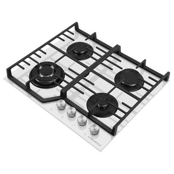 Газовая варочная поверхность Maunfeld EGHG.64.73CW/G (белое стекло) фото 12