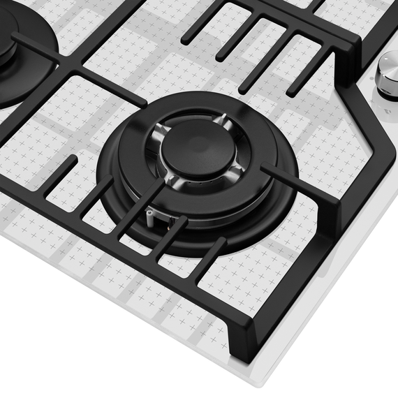 Газовая варочная поверхность Maunfeld EGHG.64.73CW/G (белое стекло) фото 13