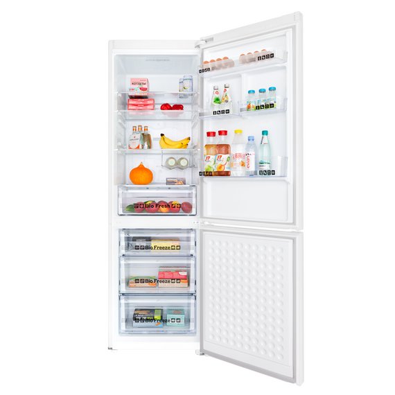 Двухкамерный холодильник с инвертором Maunfeld MFF195NFIW10 фото 2