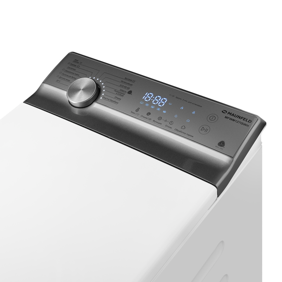 Стиральная машина с вертикальной загрузкой и инвертором Maunfeld MFWM127ISWH фото 13