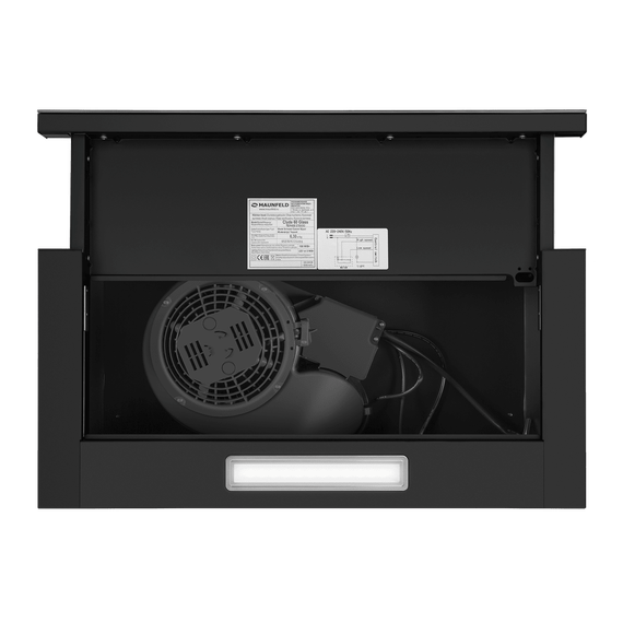 Вытяжка Maunfeld Clyde 50 Glass Black (чёрное стекло) фото 6