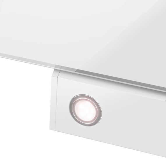 Вытяжка Maunfeld EAGLE 850 90 Glass White (белое стекло) фото 7