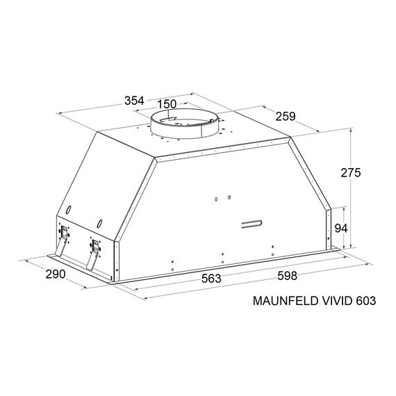 Вытяжка Maunfeld VIVID 603EM Black фото 11