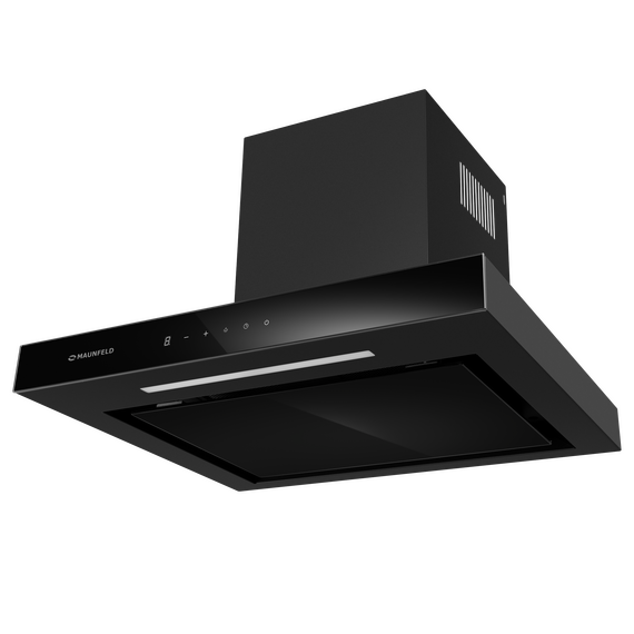 Вытяжка Maunfeld Modern 60 Black (чёрное стекло) фото 