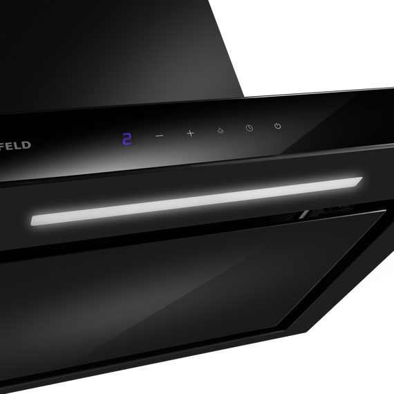 Вытяжка Maunfeld Modern 60 Black (чёрное стекло) фото 6