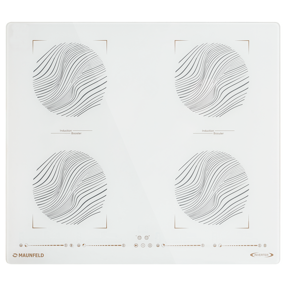 Индукционная варочная поверхность Maunfeld CVI594SB2WHF Inverter фото 5