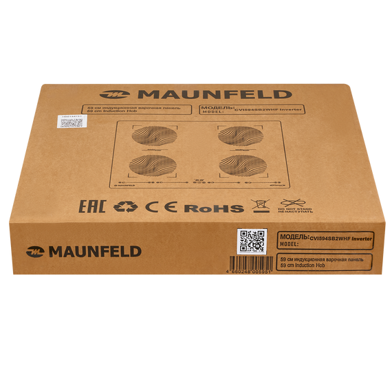 Индукционная варочная поверхность Maunfeld CVI594SB2WHF Inverter фото 2