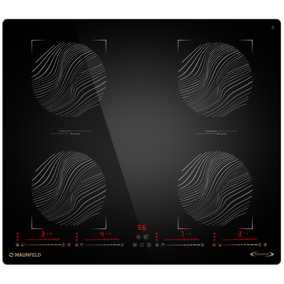 Индукционная варочная поверхность Maunfeld CVI594SB2WHF Inverter фото 