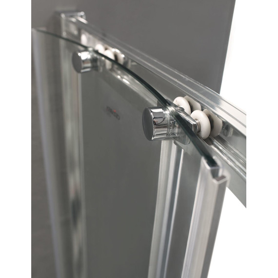 Душевое ограждение Cezares Anima RH-2 120х100 см L, хром/прозрачное - 3 Душевое ограждение Cezares Anima RH-2 120х100 см L, хром/прозрачное фото 3
