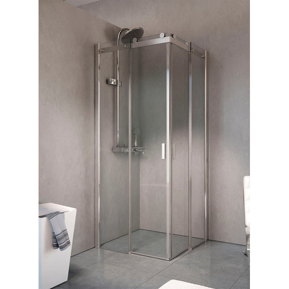 Душевое ограждение Riho Baltic B 207 100х90 см L/R, хром/прозрачное - 4 Душевое ограждение Riho Baltic B 207 100х90 см L/R, хром/прозрачное фото 4