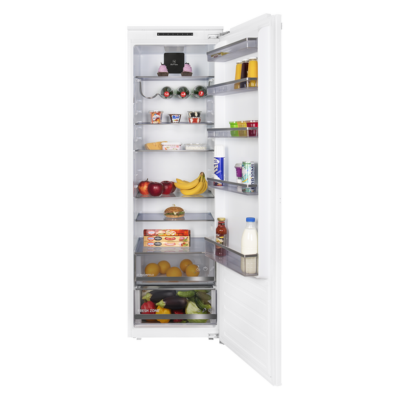 Встраиваемый однокамерный холодильник Maunfeld MBL177SWGR Inverter фото 