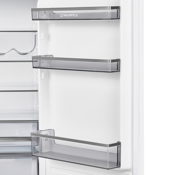 Встраиваемый однокамерный холодильник Maunfeld MBL177SWGR Inverter фото 6