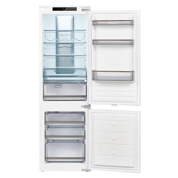 Встраиваемый двухкамерный холодильник Maunfeld MBF17754NFWHGR LUX Inverter фото 12