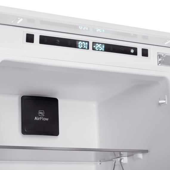 Встраиваемый двухкамерный холодильник Maunfeld MBF177NFFWGR Inverter фото 10