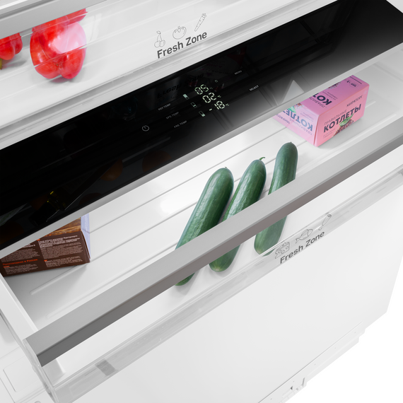 Встраиваемый двухкамерный холодильник Maunfeld MBF212NFW1 Inverter фото 14