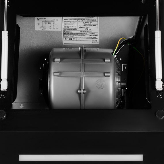 Вытяжка Maunfeld Amber 60 Glass Black (чёрное стекло) фото 9