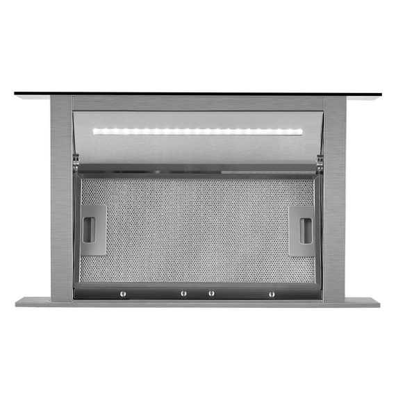 Вытяжка Maunfeld Prestige 90 Inox (чёрное стекло) фото 9